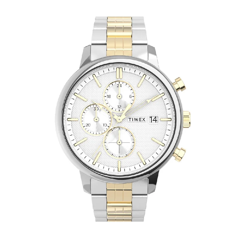 watches with classic look and modern functionality-Chicago Chronograph 45mm Stainless Steel Band