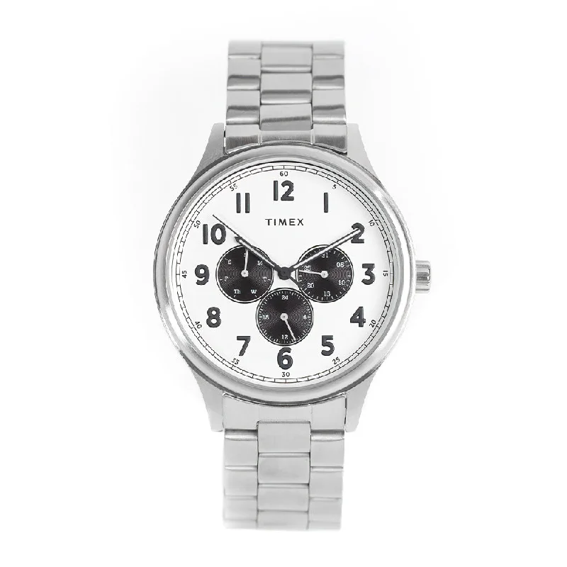 women’s watches with minimalist dial design-Discoverer Multifunction 43mm Stainless Steel Band