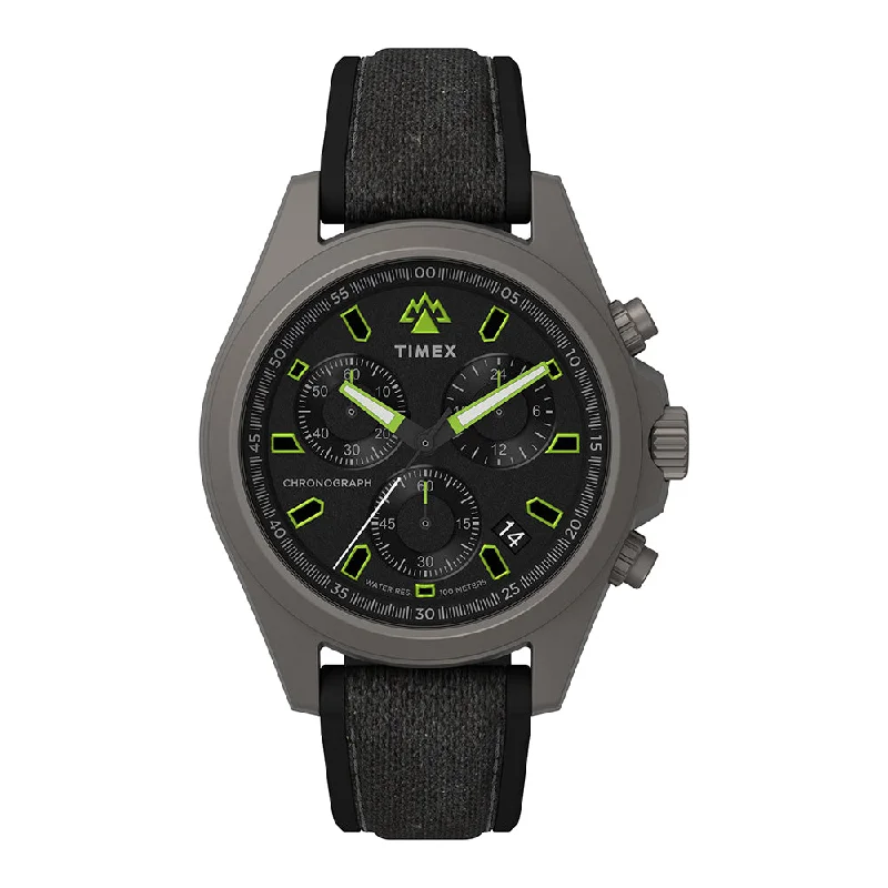 best waterproof watches for men under 100 dollars-Expedition North® Field  43mm Rubber Band