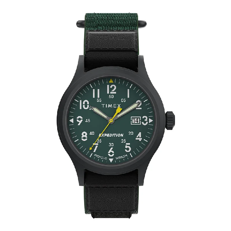 high-quality men’s watches under 500 dollars-Expedition® Scout Date 40mm Fabric Band