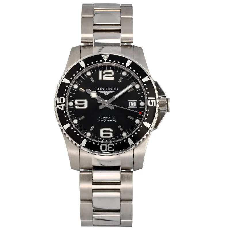 smartwatches with built-in camera-Longines Conquest L3.742.4 41mm Stainless Steel Watch