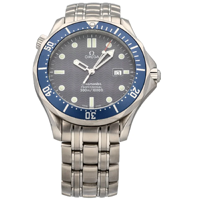 watches with GPS and heart rate sensor for athletes-Omega Seamaster 2541.80.00 41mm Stainless Steel Watch