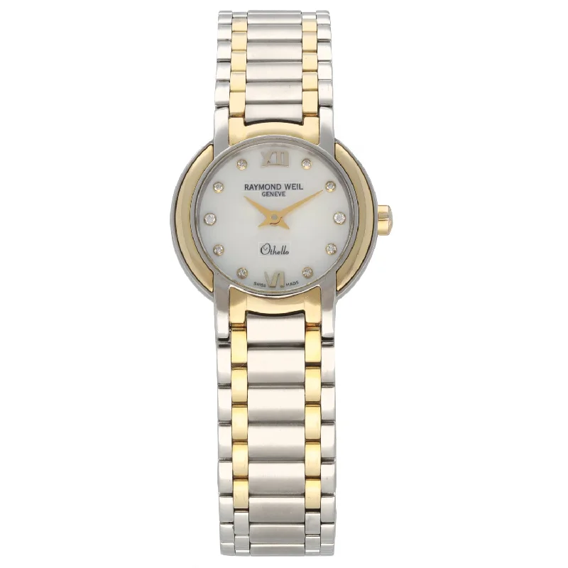 classic watches for office professionals-Raymond Weil Othello 2320 25mm Bi-Colour Watch