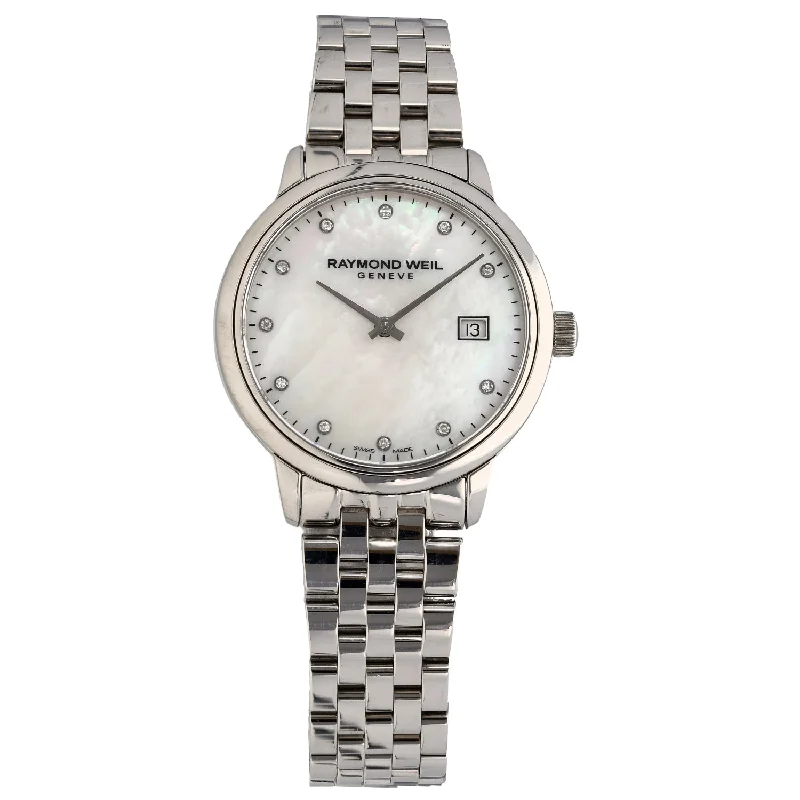 watches with classic look and modern functionality-Raymond Weil Parsifal 5985 29mm Stainless Steel Watch