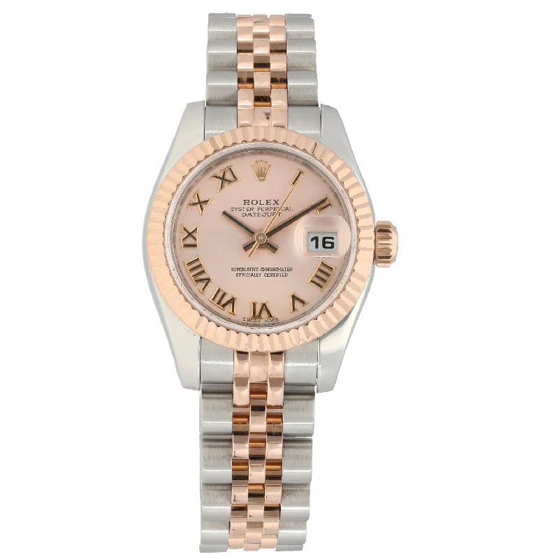 watches with precision quartz movement for accuracy-Rolex Lady Datejust 179171 26mm Bi-Colour Ladies Watch