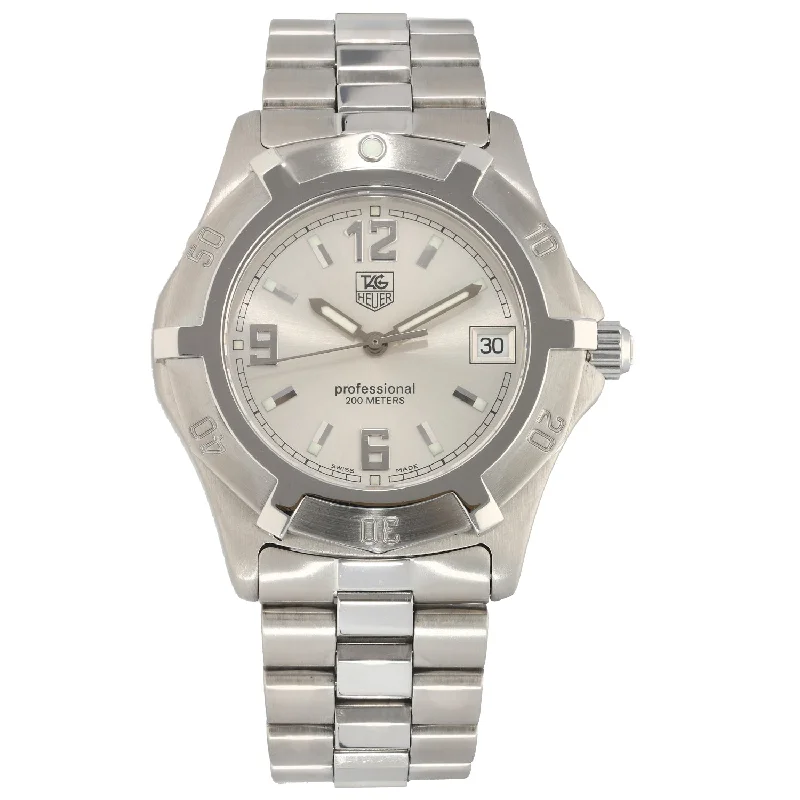 oversized watches for men with metal case-Tag Heuer 2000 Exclusive WN1113 38mm Stainless Steel Watch