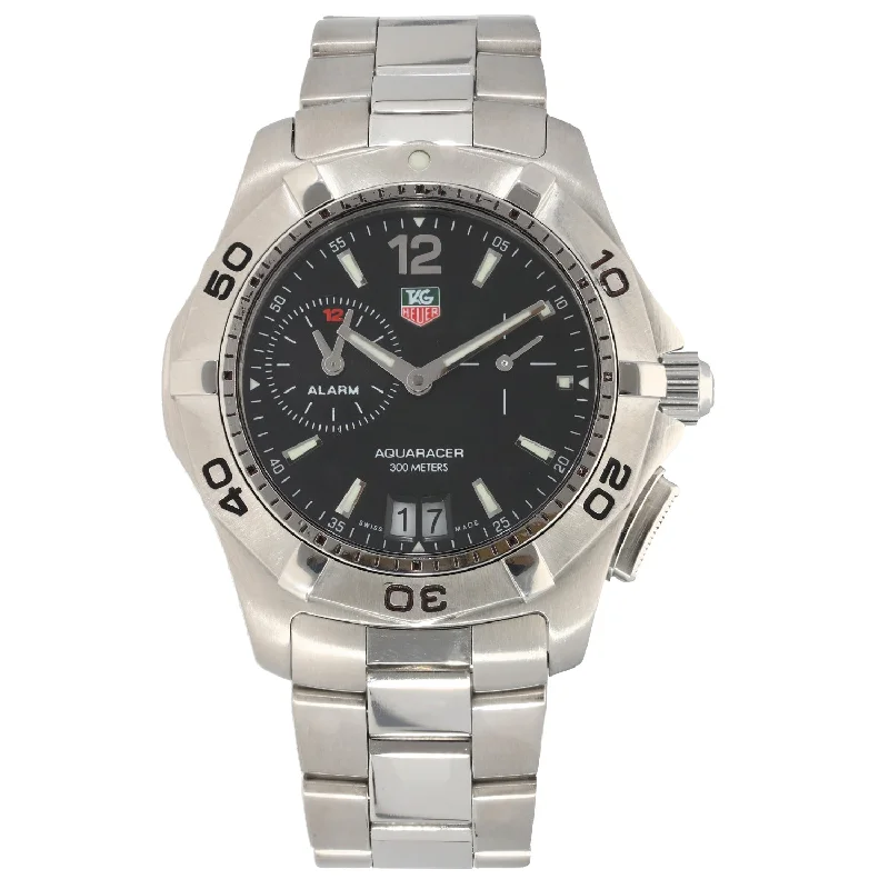 budget-friendly watches with stainless steel case-Tag Heuer Aquaracer WAF111Z 39mm Stainless Steel Watch