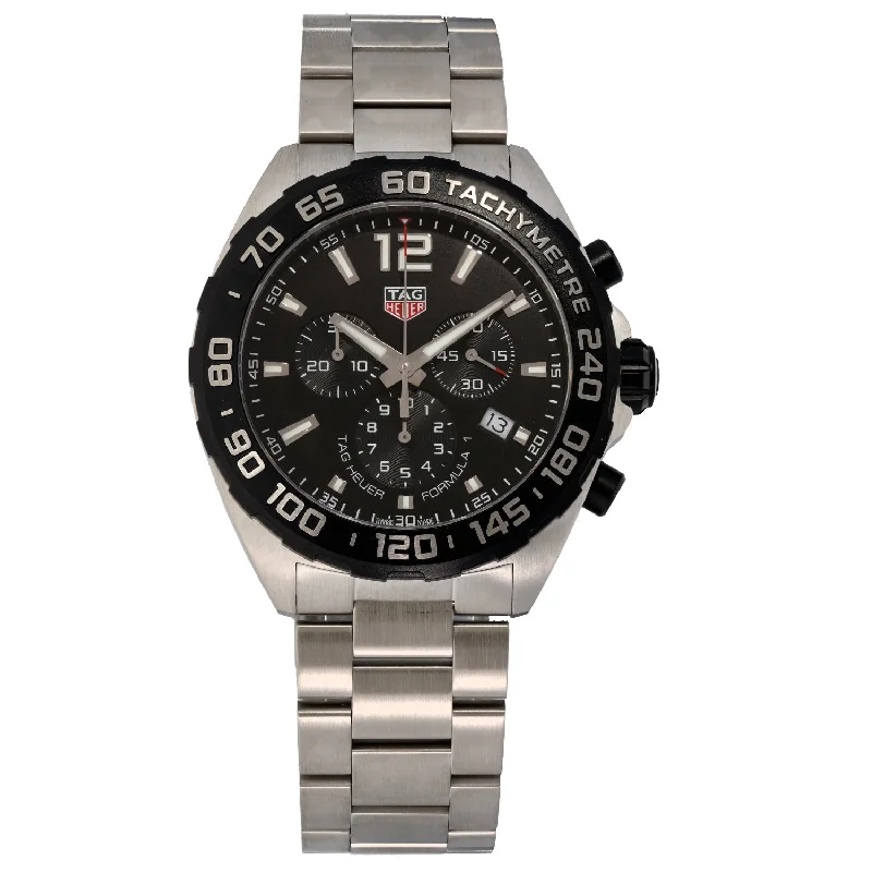 affordable watches for young professionals-Tag Heuer Formula 1 CAZ1010 43mm Stainless Steel Watch