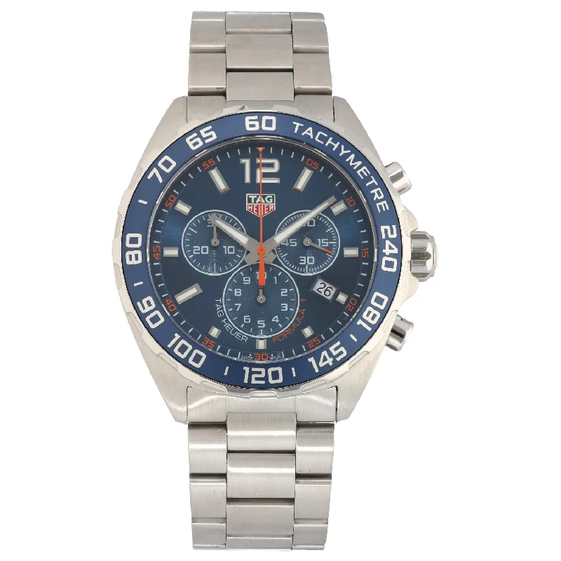 women’s sport watches with built-in GPS-Tag Heuer Formula 1 CAZ1014 43mm Stainless Steel Watch