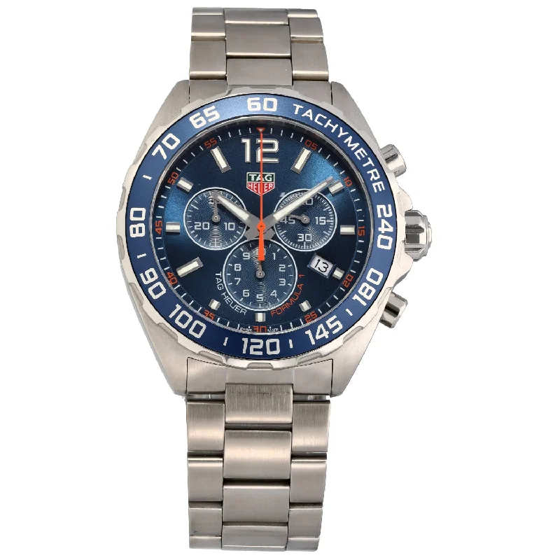 premium watches with durable sapphire crystal-Tag Heuer Formula 1 CAZ1014 43mm Stainless Steel Watch