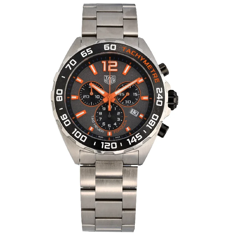 watches with classic dial design for timeless style-Tag Heuer Formula 1 CAZ101AH 43mm Stainless Steel Watch