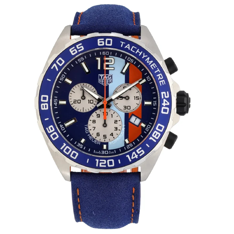 watches with multi-function dials for versatility-Tag Heuer Formula 1 CAZ101N 43mm Stainless Steel Watch