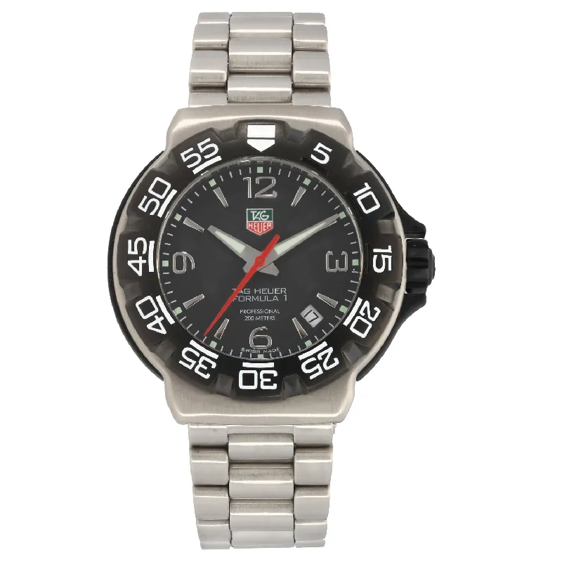 watches with classic look and modern functionality-Tag Heuer Formula 1 WAC1110-0 40mm Stainless Steel Watch