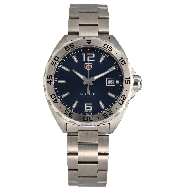 watches with 5ATM water resistance for swimming and diving-Tag Heuer Formula 1 WAZ1118 41mm Stainless Steel Watch