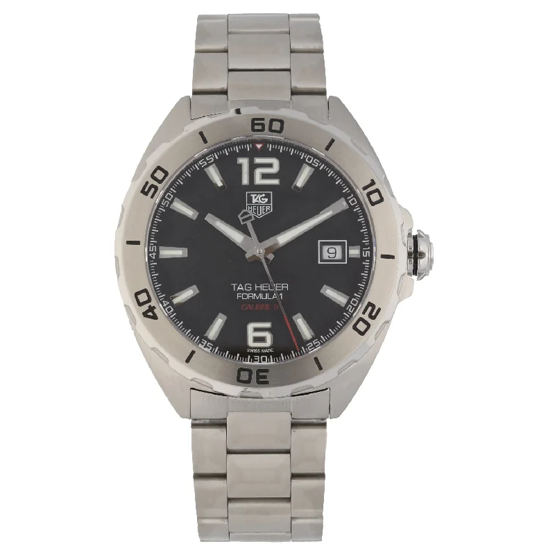 best watches for casual work attire-Tag Heuer Formula 1 WAZ2113 41mm Stainless Steel Watch