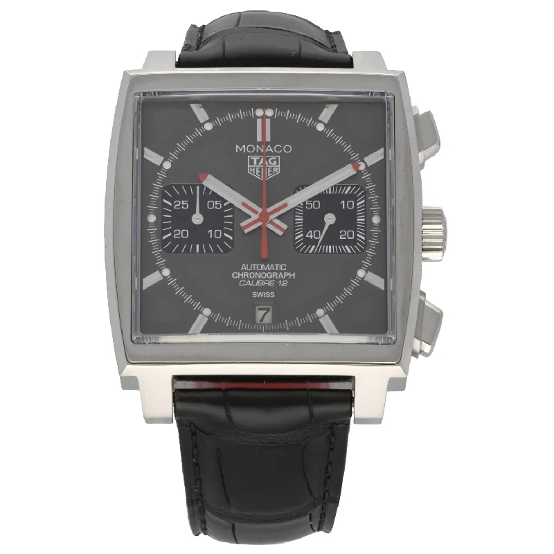 luxury watches for investment purposes-Tag Heuer Monaco CAW211J 39mm Stainless Steel Watch