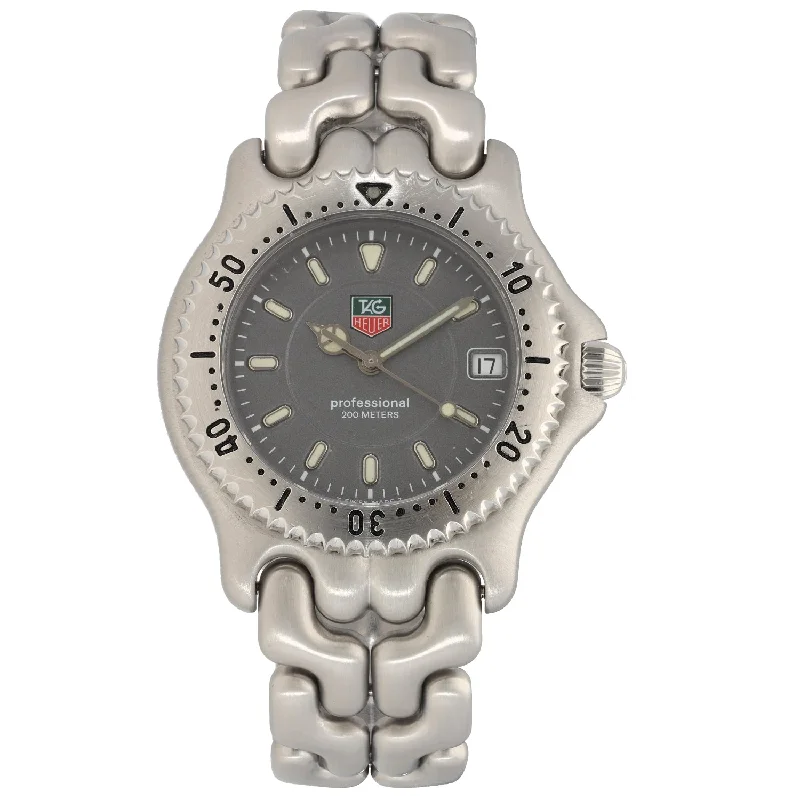 luxury watches with gemstone accents-Tag Heuer SEL WG1113-K0 38mm Stainless Steel Watch