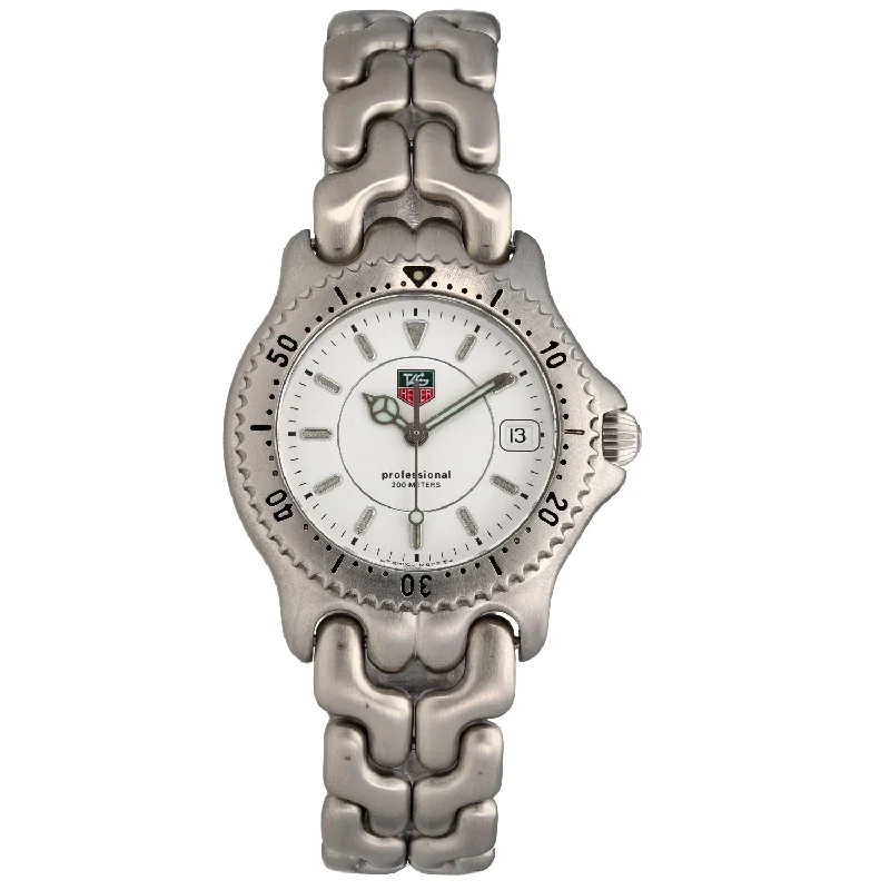 women’s watches with adjustable metal band-Tag Heuer SEL WG121C 34mm Stainless Steel Watch