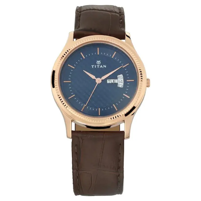 women’s watches with customizable straps-Karishma Blue Dial Leather